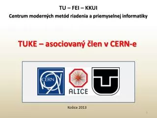 tuke asociovan len v cern e