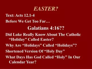 easter