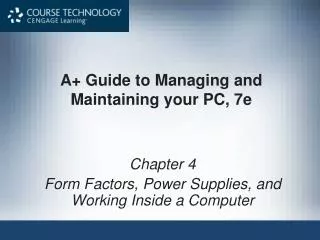 a guide to managing and maintaining your pc 7e