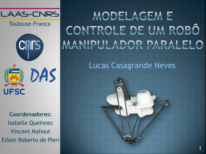 modelagem e controle de um rob manipulador paralelo