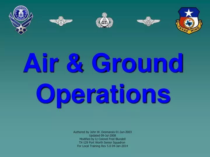 air ground operations