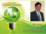 Live with Prosperity through Principled Simplicity - slide 1