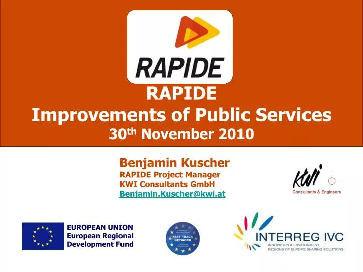 rapide improvements of public services 30 th november 2010