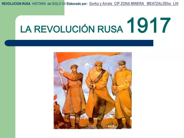 la revoluci n rusa 1917