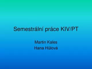 semestr ln pr ce kiv pt