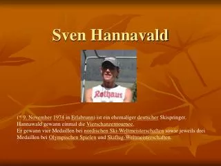 sven hannavald