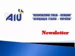 Newsletter - slide 1