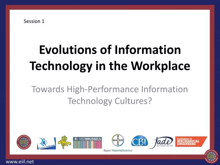 evolutions of information technology in the workplace