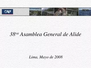 38 va asamblea general de alide