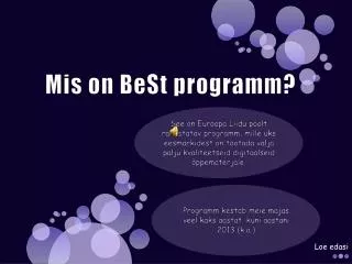 mis on best programm