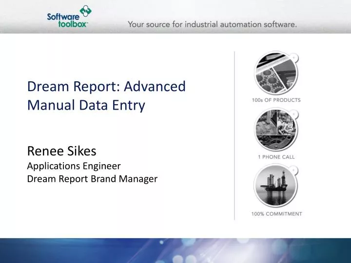dream report advanced manual data entry