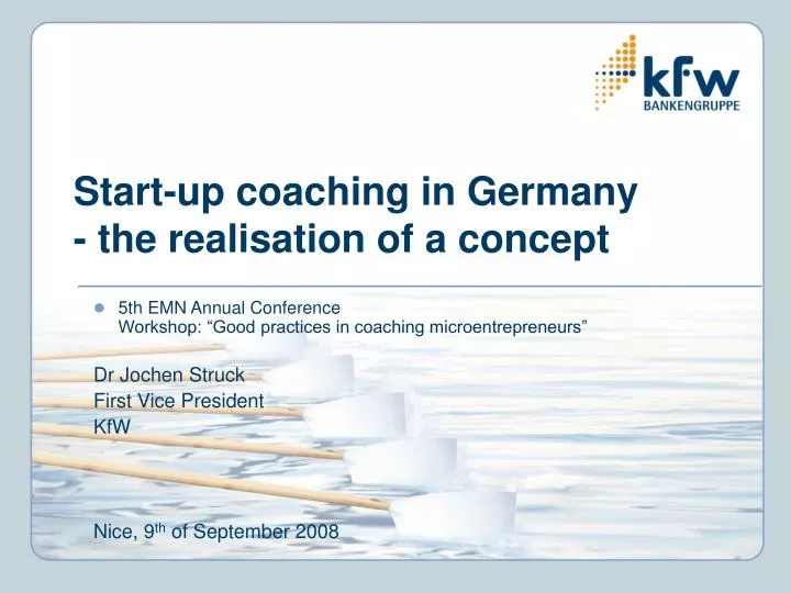 start up coaching in germany the realisation of a concept