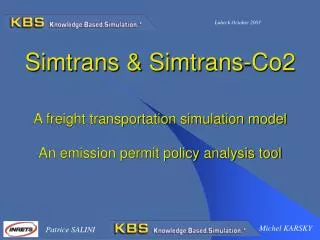 SimTrans &amp; Simtrans-Co2