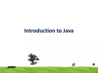 introduction to java