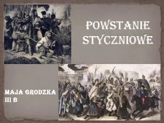 powstanie styczniowe