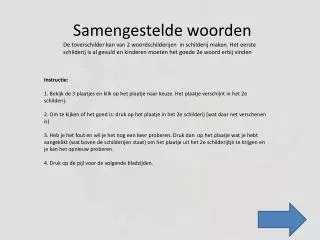 samengestelde woorden