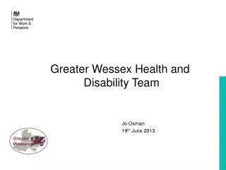Greater Wessex Health and Disability Team