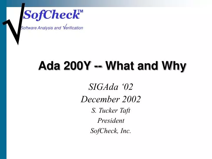 ada 200y what and why