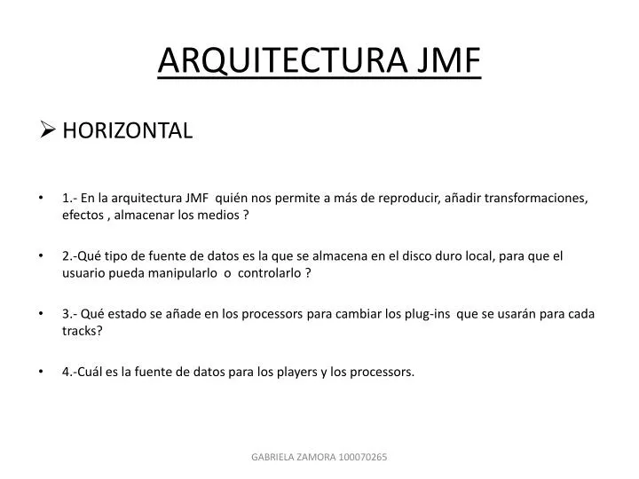 arquitectura jmf