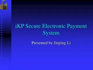 iKP Secure Electronic Payment System