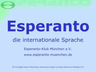 esperanto