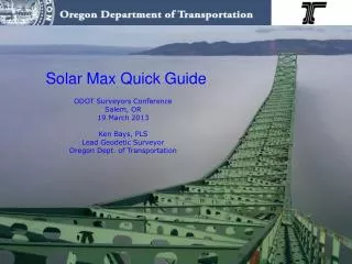 Solar Max Quick Guide