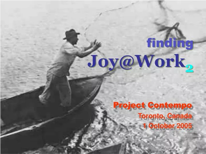 finding joy@work 2