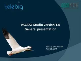 PACBAZ Studio version 1.0 General presentation