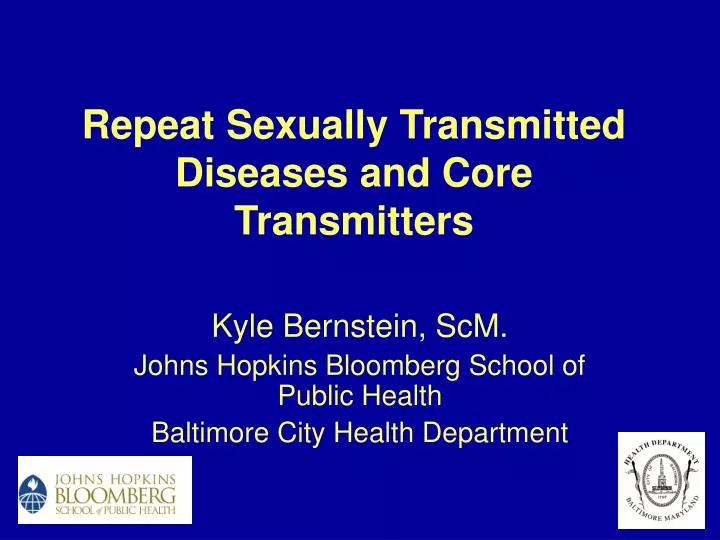 repeat sexually transmitted diseases and core transmitters