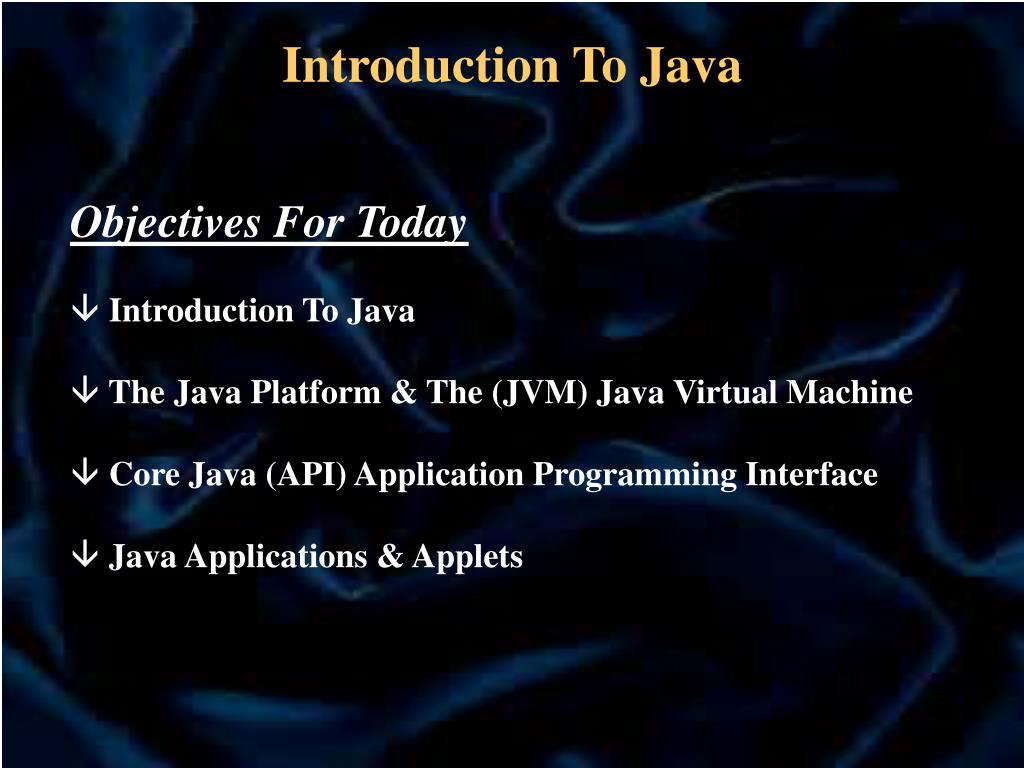 PPT - Introduction To Java PowerPoint Presentation, free download - ID ...