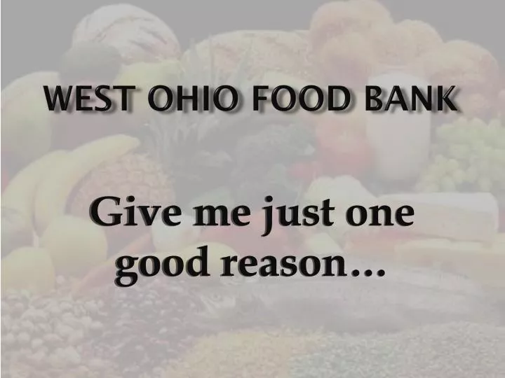 west ohio food bank