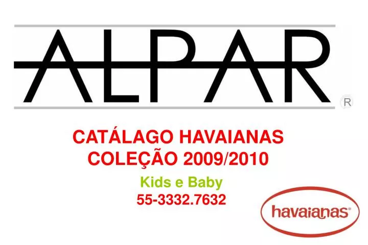 cat lago havaianas cole o 2009 2010