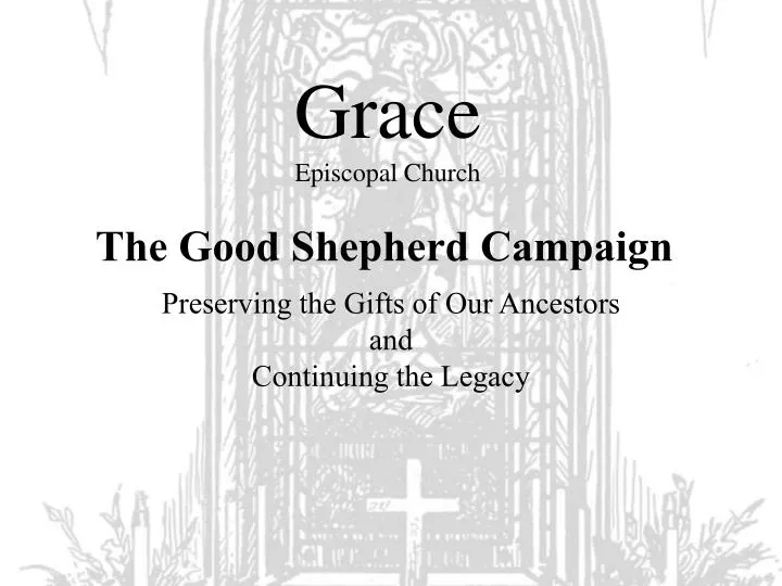 the good sheppard campaign