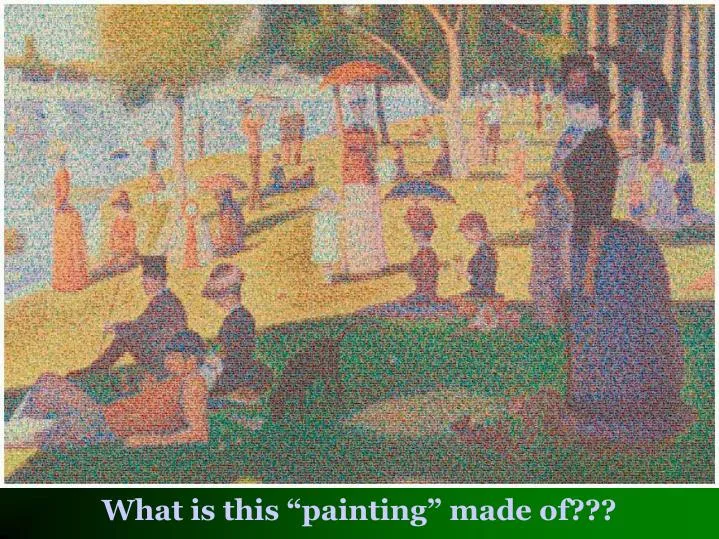 what is this painting made of