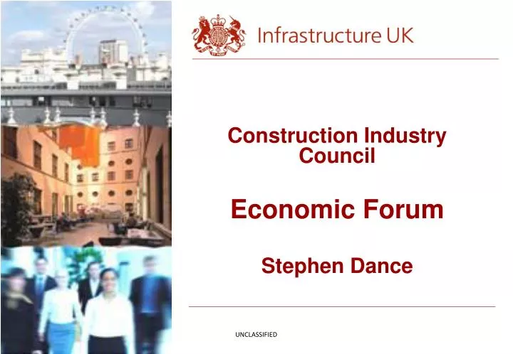 construction industry council economic forum stephen dance