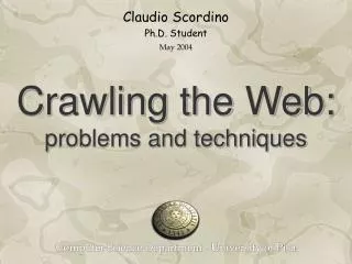 Claudio Scordino Ph.D. Student