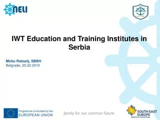 IWT Education and Training Institutes in Serbia
