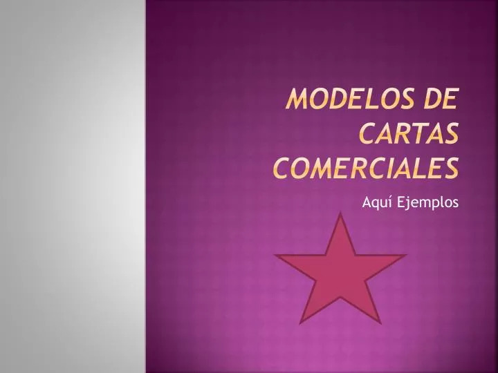 modelos de cartas comerciales