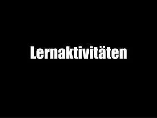 Lernaktivitäten