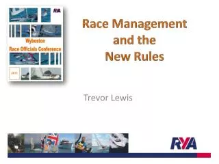 Race Management and the New Rules