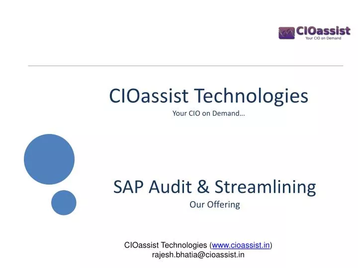 cioassist technologies your cio on demand