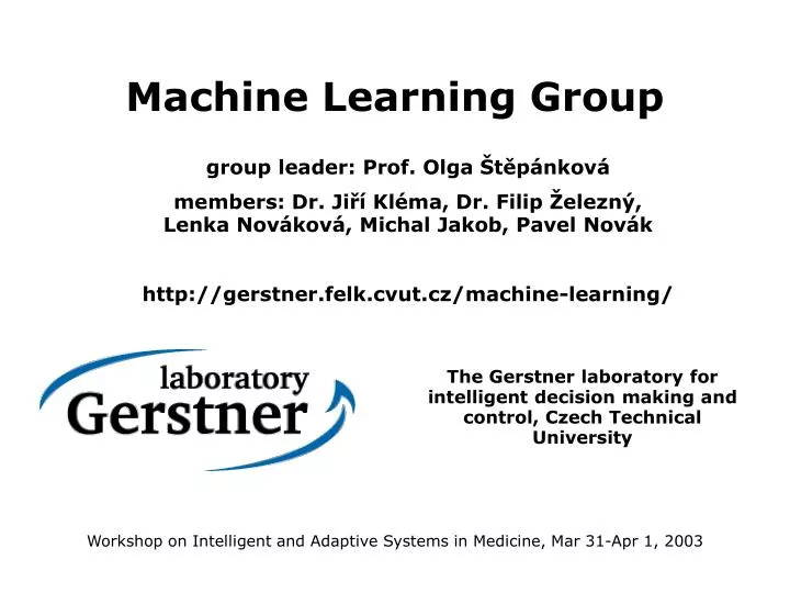 machine learning group