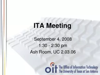 ITA Meeting