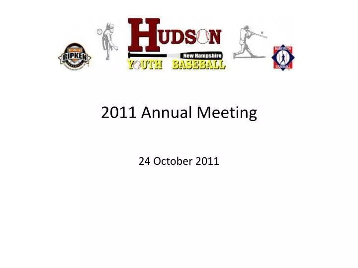 2011 annual meeting