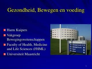 gezondheid bewegen en voeding