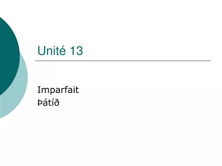 unit 13