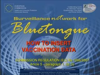 HOW TO INSERT VACCINATION DATA