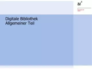 digitale bibliothek allgemeiner teil