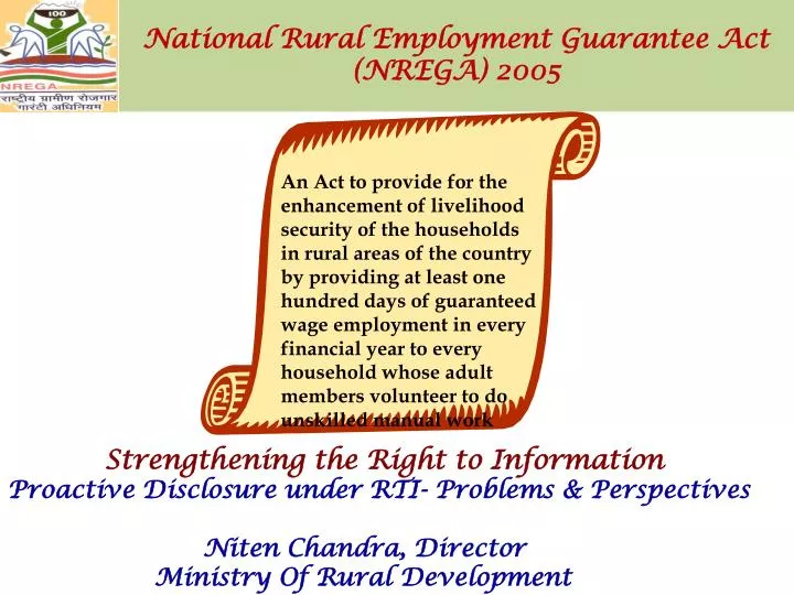 national rural employment guarantee act nrega 2005