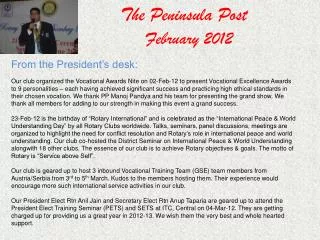 The Peninsula Post